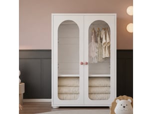 Armoire 2 porte(s) <strong></strong> <strong>OPULERANE TRADING LTD</strong> coloris blanc largeur 50 cm