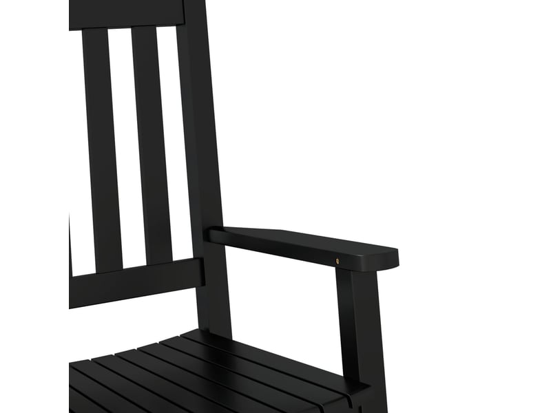  Chaise à bascule pour enfants 6-12 ans en bois de peuplier noir dec028936  - Conforama E