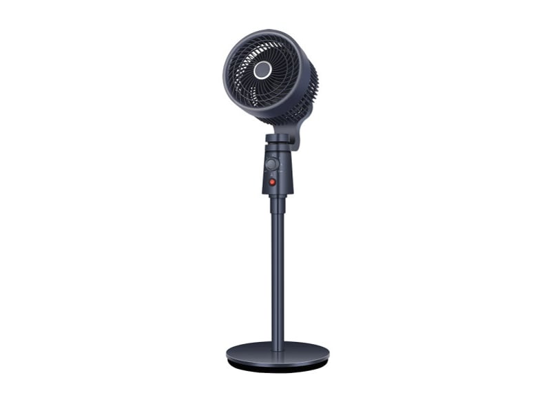  Ventilateur sur pied fabrilamp montecristo 40 w 3 vitesses granite 239741028 - Conforama A