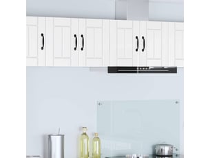 Meuble mural de cuisine, armoire de cuisine 2 pcs blanc brillant bois d'ingénierie shl7750