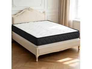 Matelas 140x190 cm <strong>DESVIAE</strong>  <strong></strong> Mousse + mémoire de forme soutien Medium épaisseur 20 cm