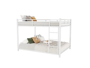 Lit superposé 140x200 cm <strong></strong>  <strong></strong> coloris blanc