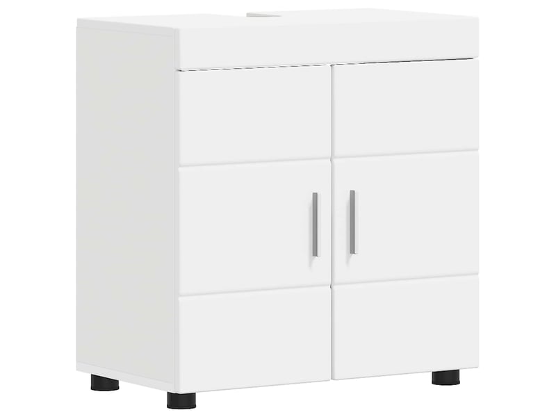 Ensemble d'armoire de salle de bain tulum blanc 60 x 34 x 63 cm cf62968 - Conforama A