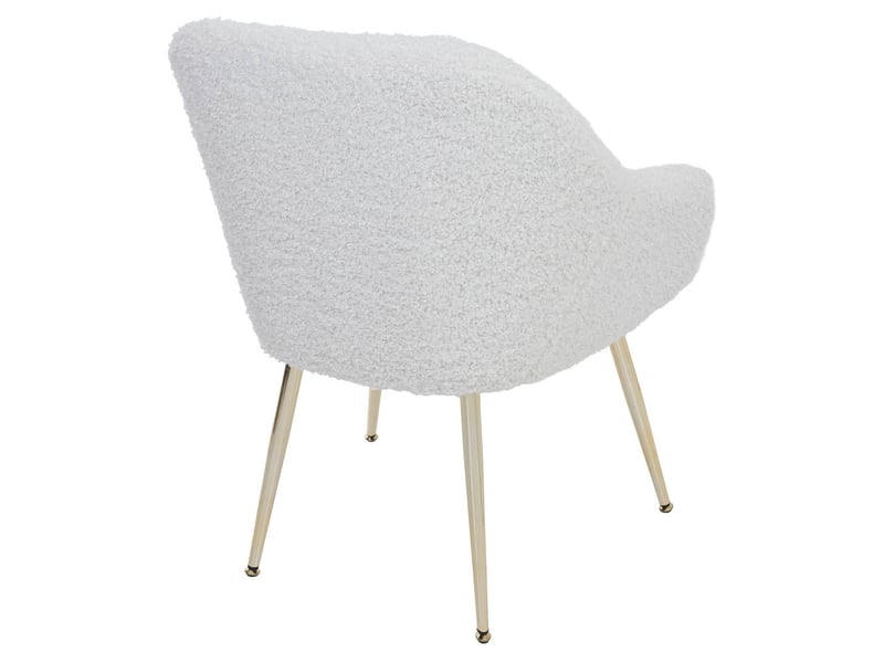  Chaise en bois rembourrée blanche 66x65x82 cm h  - Conforama D