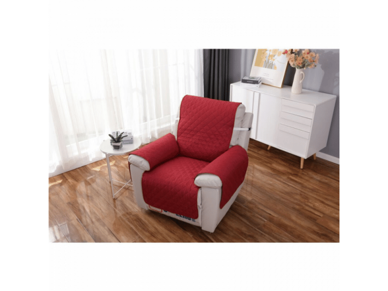  Housse de chaise - rouge 55 x 200 cm housse fauteuil relax 1 place, housse de canapé protecteur inclinable imperméable pour chambre  - Conforama C