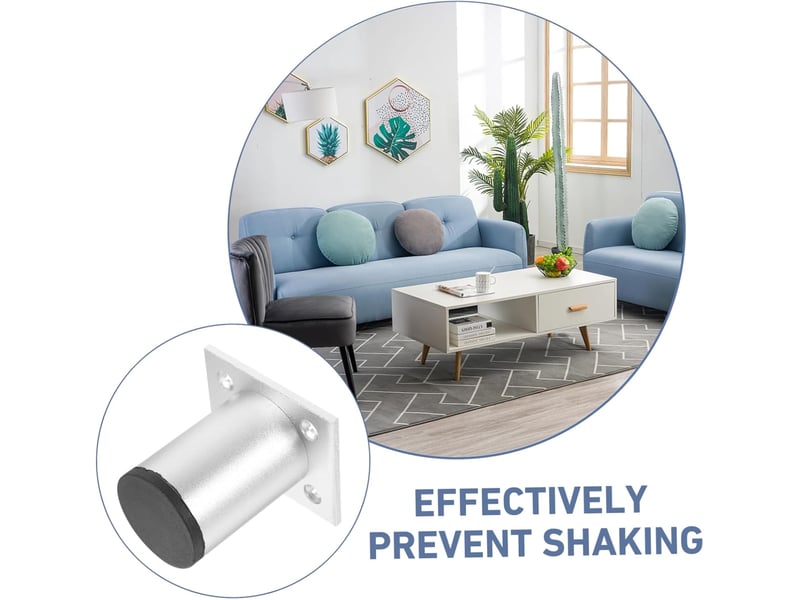  4pièces meuble aluminium réglables pour et armoire supports table courts remplacement meuble  - Conforama D