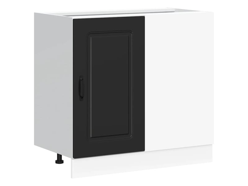  Meuble de rangement, meuble bas de cuisine bois d'ingénierie noir shl2686  - Conforama A