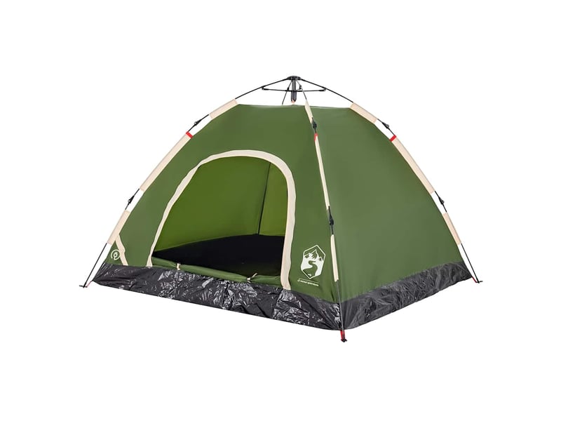  Tente de camping 3 personnes vert libération rapide  - Conforama D