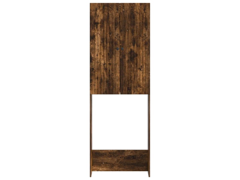 Armoire de toilette alkmaar chêne fumé 66x25.5x190 cm - Conforama E