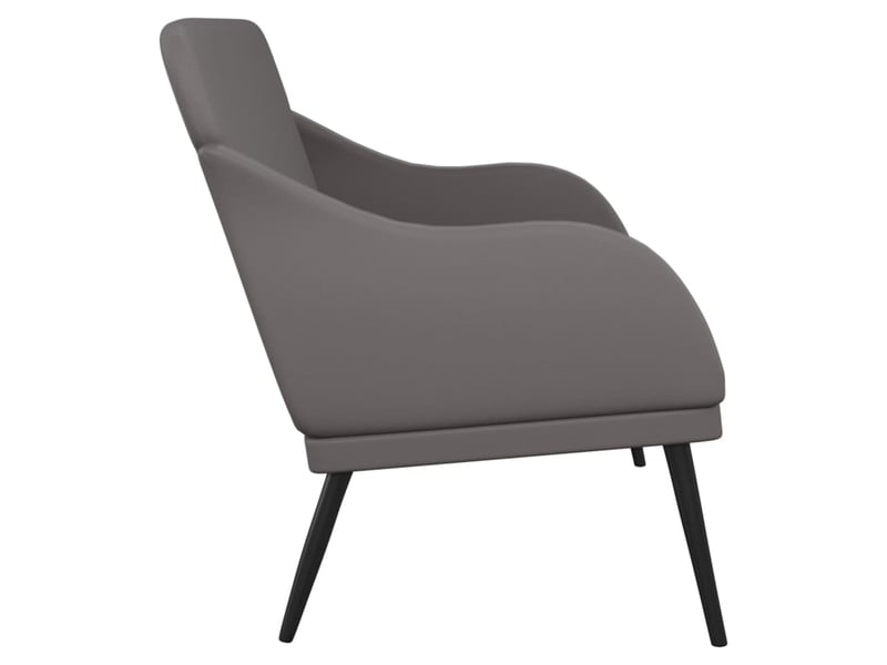  Banc chambre, banc de lit gris 110x76x80 cm similicuir  - Conforama D
