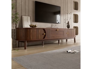 Meuble tv coloris marron 170 cm