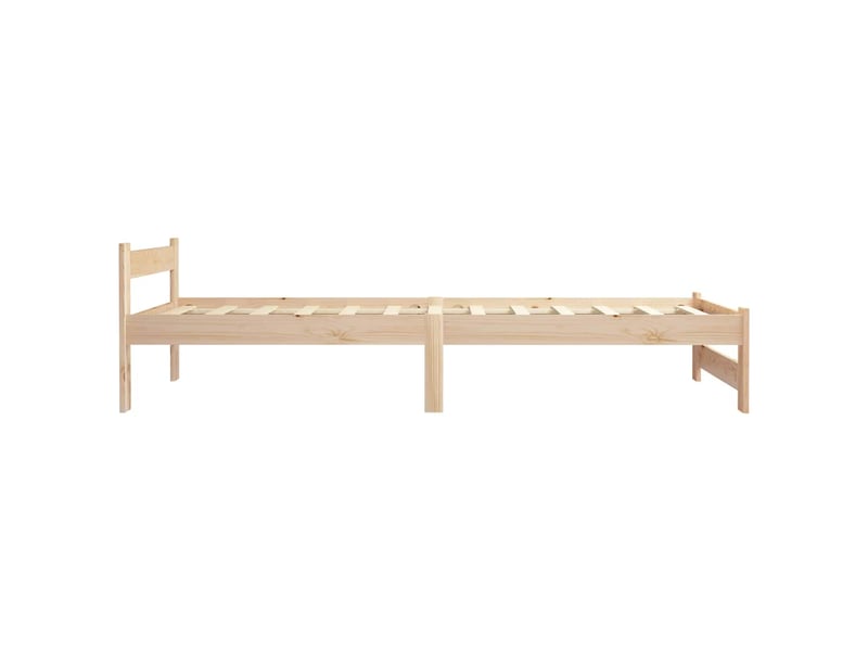  Lit simple- lit adulte -  cadre de lit sans matelas bois massif de pin 100x200 cm  - Conforama C