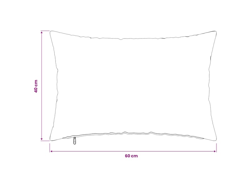  Lot de 6 housses de coussin heerlen gris foncé 40 x 60 cm tissu cf49635  - Conforama E