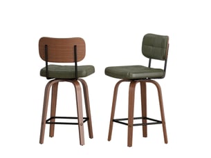 tabouret de bar <strong>HAUSS SPOLE</strong> - vert hauteur d'assise 66 cm vendu Par paire