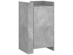 Buffet - bahut - meuble de rangement gris béton 45x35x75 cm bois d'ingénierie