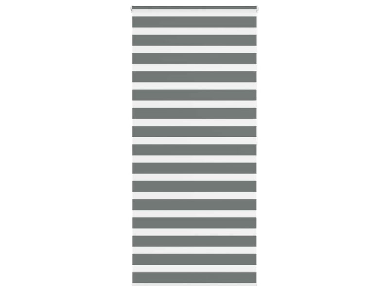  Store zèbre, store de fenêtre gris foncé largeur du tissu 90,9 cm polyester cf48635  - Conforama B