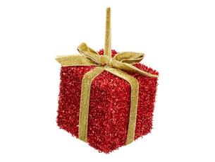 Cadeau 12x12x12cm 2ass rouge