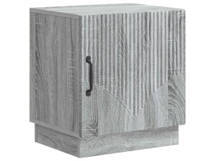 Table de chevet - cabinet de chevet - table de nuit sonoma gris 43 x 34,5 x 47 cm bois d'ingénierie