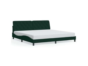Lit 2 places 200x200 cm    coloris vert