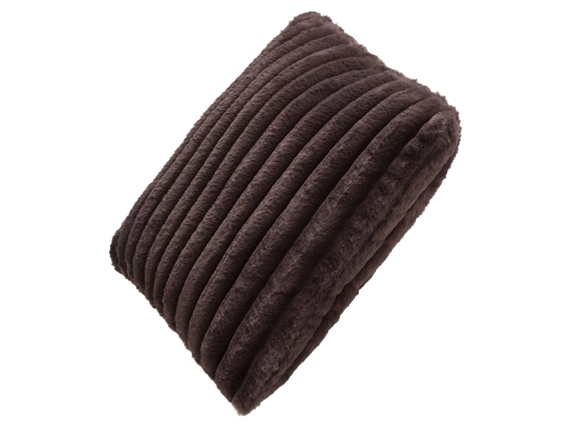 Coussin marron 40 cm 40 cm FURRY - Conforama B