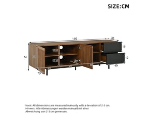 Meuble tv coloris noir <strong></strong> <strong></strong>