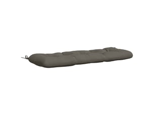 Coussin de banc, coussin d'assise, coussin de canapé vianen 100 % polyester gris 100 x 40 x 12 cm cf53971