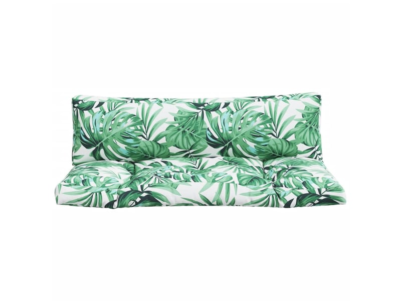  Lot de 2 coussins de palette, coussins de canapé motif de feuilles tissu cf59564  - Conforama D
