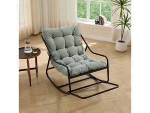 Fauteuil fixe  <strong></strong> Tissu vert
