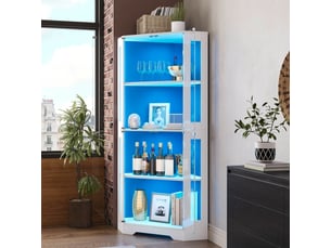 Vitrine coloris blanc <strong>ZOVIRA</strong> <strong></strong> - x