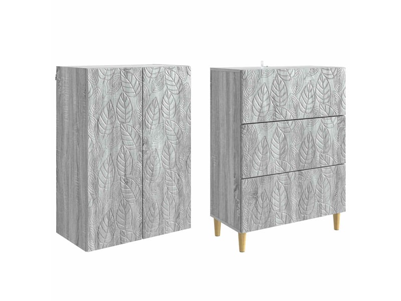  Ensemble de meubles 2 pcs, rangement de salon 66 x 34,5 x 90 cm bois d'ingénierie shl9709  - Conforama D
