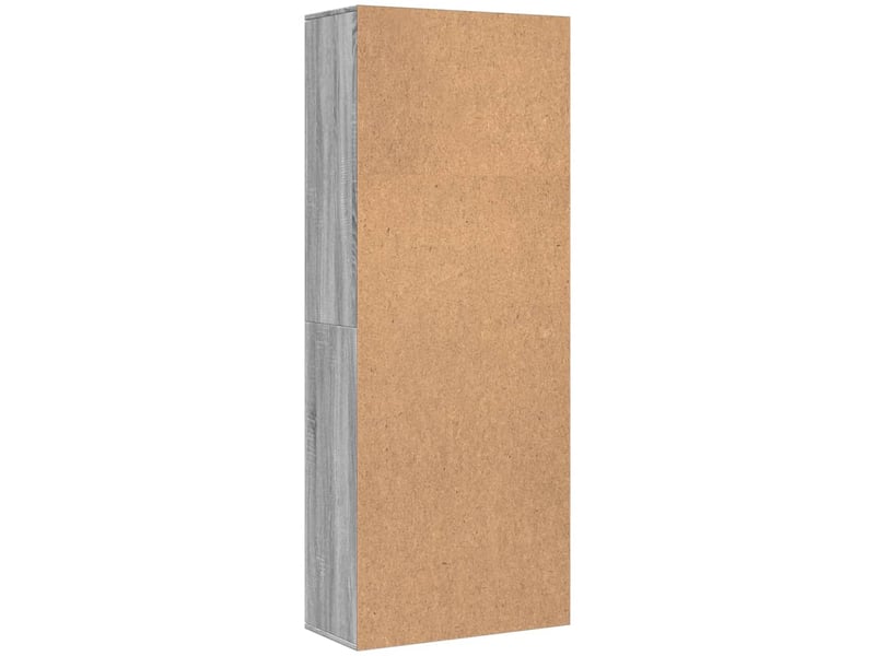  Buffet haut - bahut - meuble de rangement sonoma gris 70x35x180 cm bois d'ingénierie  - Conforama E