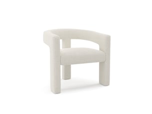 Fauteuil fixe <strong>SIA HOME</strong> <strong>MILABCCR</strong> Tissu beige vendu A l'unité