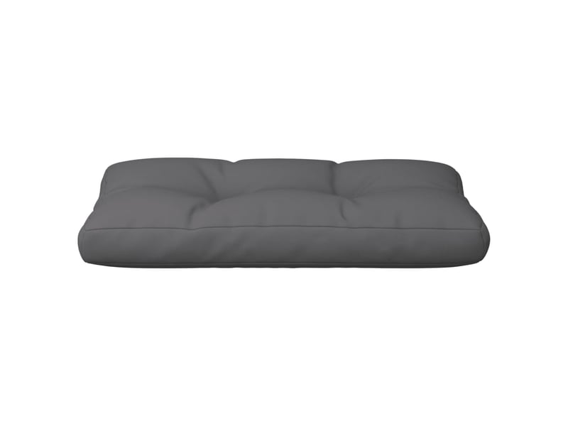  Coussin de palette, coussin de chaise, coussin de canapé anthracite 80x40x12 cm tissu cf55283  - Conforama E