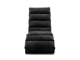 Fauteuil relax électrique  <strong></strong> Coton / Lin noir