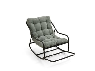 Fauteuil fixe  <strong></strong> Tissu vert