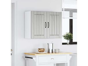Meuble de rangement, armoire murale de cuisine lucca sonoma gris bois ingénierie shl1743