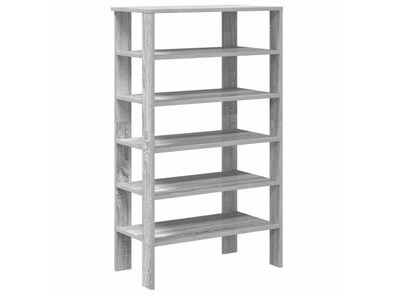  Meuble à chaussures, étagère à chaussures sonoma gris 61x32x105 cm bois ingénierie  - Conforama A