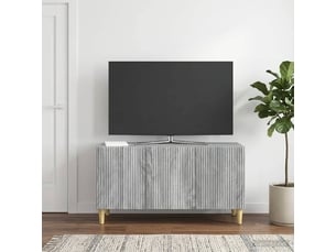 Meuble tv coloris gris 99 cm <strong></strong>  <strong></strong>