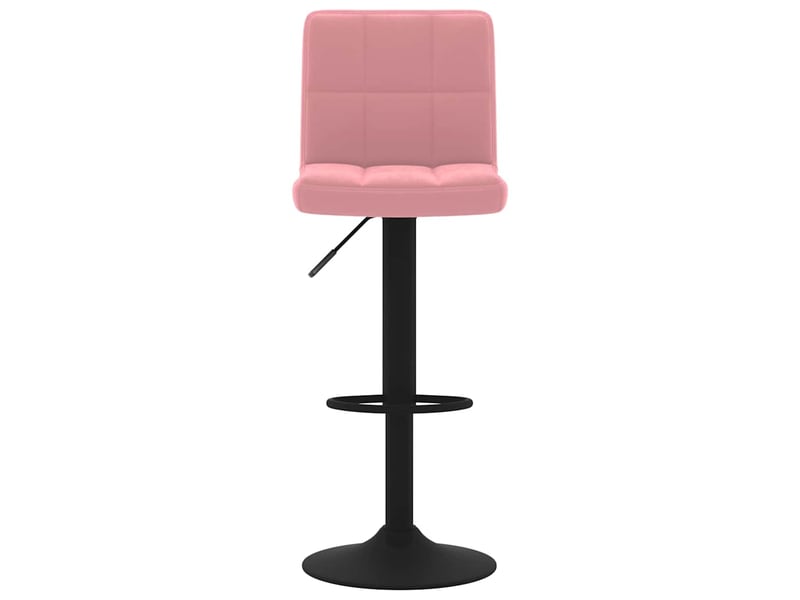  Lot de 2 tabouret de bar, chaise de bar rose velours shl12437  - Conforama D