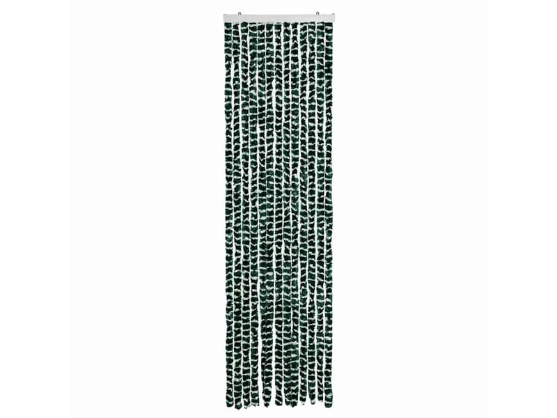  Rideau anti-mouches, moustiquaire vert et blanc 56x200 cm chenille cf43587  - Conforama C