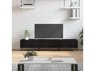 Meuble tv coloris noir 150 cm <strong></strong>  <strong></strong>