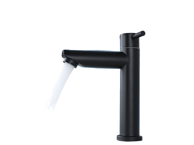  Robinet de lavabo noir à eau froide avec raccord de tuyau flexible, robinet de lavabo noir dédié HRC0002502TBY - Conforama D