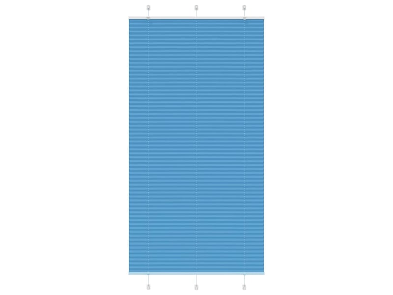  Store plissé, store de fenêtre bleu 110x200 cm largeur du tissu 109,4cm polyester cf46781  - Conforama B