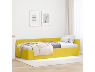 Lit simple 100x200 cm    coloris jaune