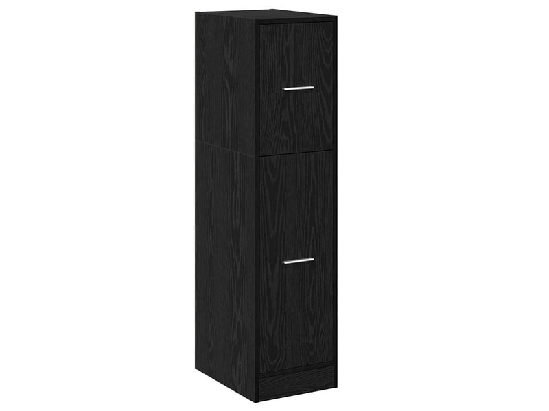  Meuble de rangemenrt, cabinet de pharmacie chêne noir 30 x 41 x 118 cm  - Conforama E