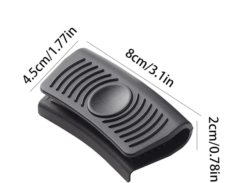 Support de pot en silicone,lot de 4 poignées support de poignée isolée, poignée de pot isolée thermiquement,support de poignée de pot none - Conforama D