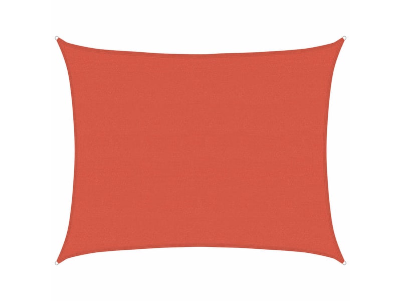  Voile d'ombrage - voile d'ombre - voile parasol 160 gm² terre cuite 6x7 m pehd  - Conforama A