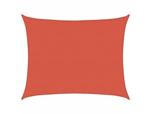 Voile d'ombrage - voile d'ombre - voile parasol 160 gm² terre cuite 6x7 m pehd