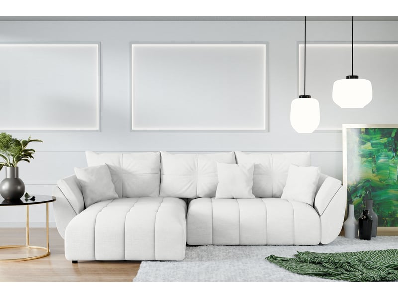  Canapé d angles convertible verciani canapé méridien blanc Verciani - Conforama C