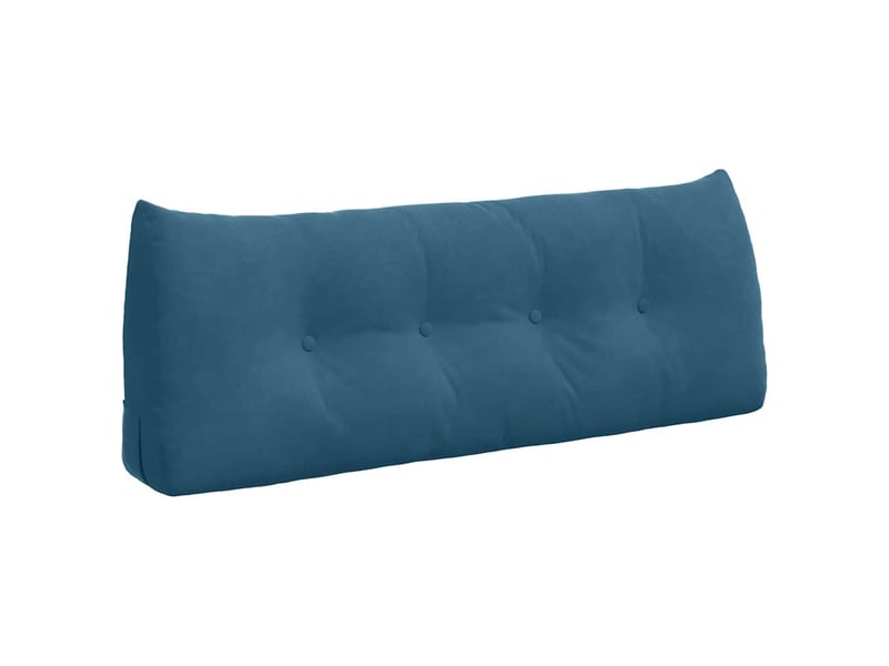  Coussin de dos, coussin de dossier bleu 120 x 24 x 50 cm velours cf54507  - Conforama A